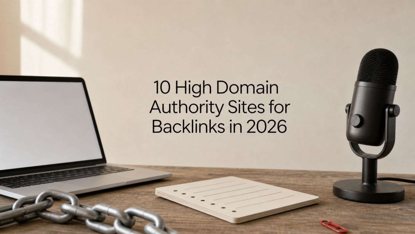 10 High Domain Authority Sites for Backlinks in 2026